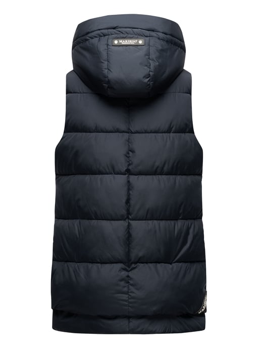 Marikoo chaleco acolchado mujer – Zarinaa ligero con capucha desmontable - Image 4
