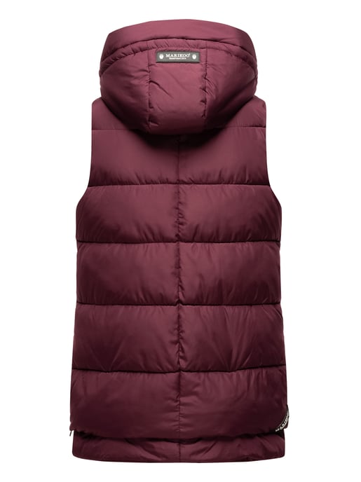 Marikoo chaleco acolchado mujer – Zarinaa ligero con capucha desmontable - Image 4