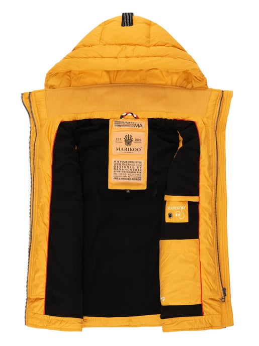 Marikoo chaleco acolchado mujer – Taisaa ligero con capucha y bolsillo para snacks - Image 6