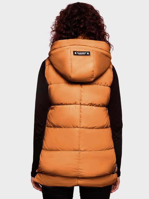 Marikoo chaleco acolchado mujer – Zarinaa ligero con capucha desmontable - Image 4