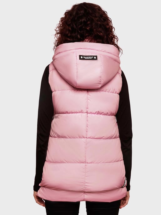 Marikoo chaleco acolchado mujer – Zarinaa ligero con capucha desmontable - Image 4
