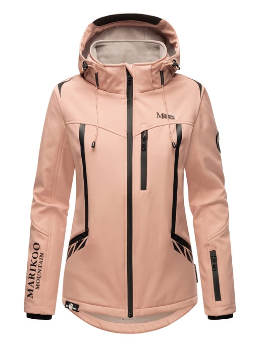 Marikoo chaqueta softshell mujer – Mount-Cho-Oyu con capucha desmontable - Image 2