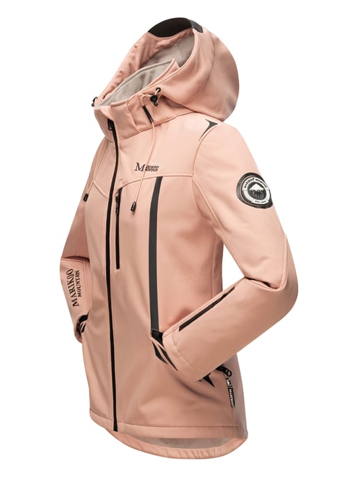 Marikoo chaqueta softshell mujer – Mount-Cho-Oyu con capucha desmontable - Image 4