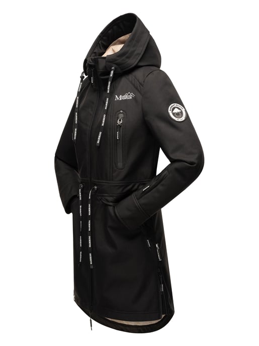 Marikoo chaqueta softshell mujer – Racquellee con capucha y forro polar - Image 5
