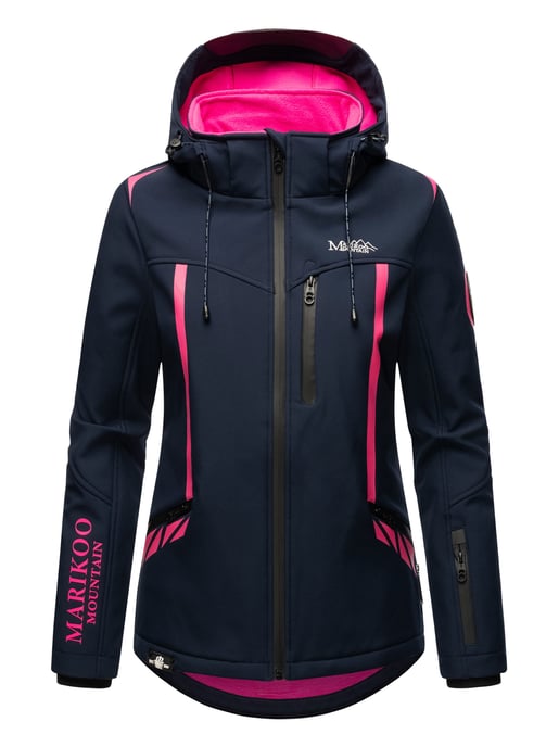 Marikoo chaqueta softshell mujer – Mount-Cho-Oyu con capucha desmontable - Image 2