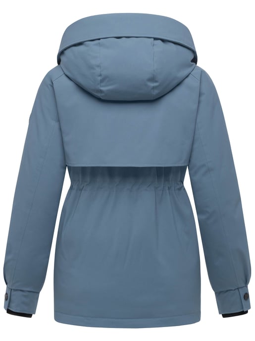 Chaqueta de invierno Marikoo Shigaraa para mujer con capucha desmontable y bolsillos magnéticos - Image 3