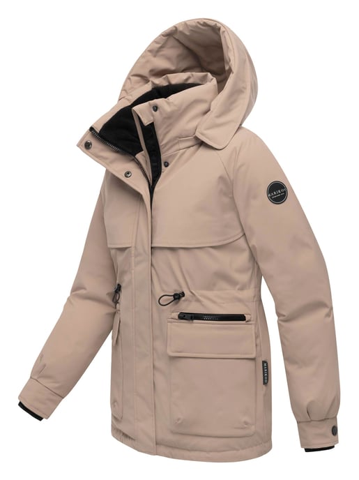 Chaqueta de invierno Marikoo Shigaraa para mujer con capucha desmontable y bolsillos magnéticos - Image 2
