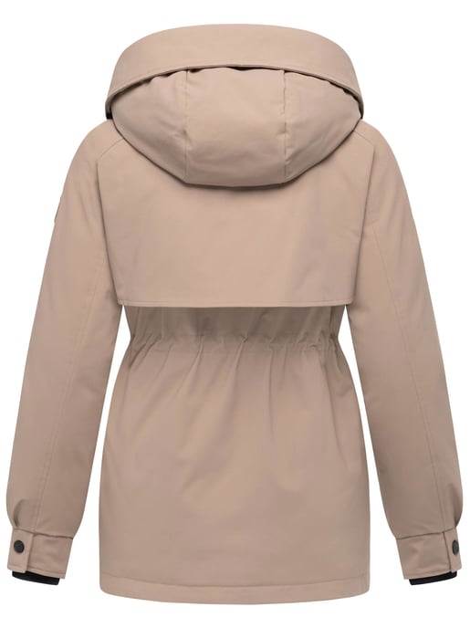 Chaqueta de invierno Marikoo Shigaraa para mujer con capucha desmontable y bolsillos magnéticos - Image 3