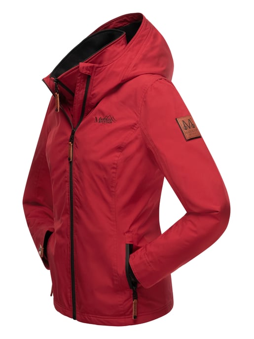 Chaqueta de entretiempo Marikoo Erdbeere para mujer con doble cuello y forro polar - Image 5