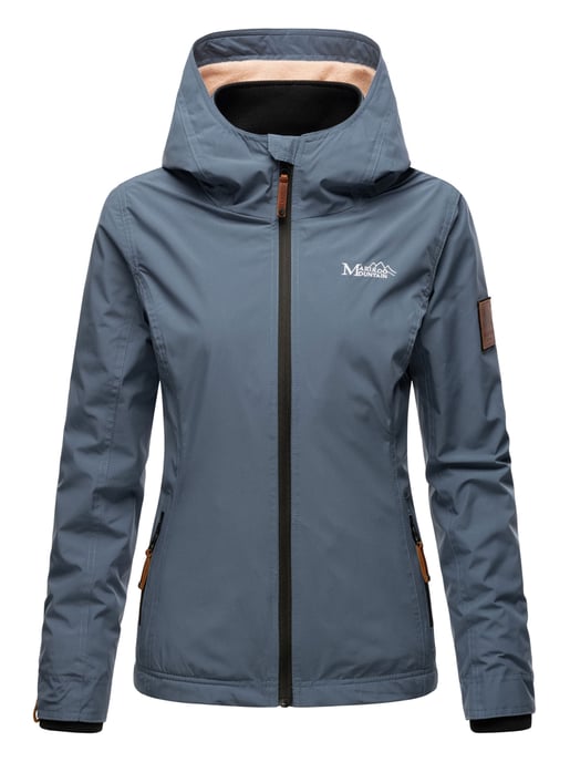 Chaqueta de entretiempo Marikoo Erdbeere para mujer con doble cuello y forro polar - Image 3