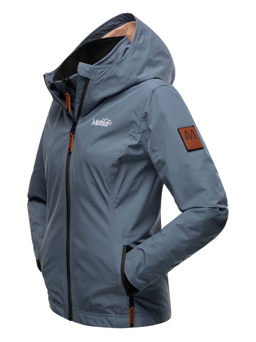Chaqueta de entretiempo Marikoo Erdbeere para mujer con doble cuello y forro polar - Image 5