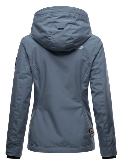 Chaqueta de entretiempo Marikoo Erdbeere para mujer con doble cuello y forro polar - Image 6
