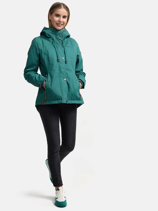 Chaqueta de invierno Marikoo para mujer con capucha y forro de borreguito - Image 6