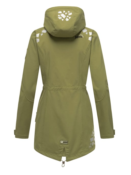 Marikoo chaqueta softshell mujer – Ulissaa con capucha y detalles reflectantes - Image 5