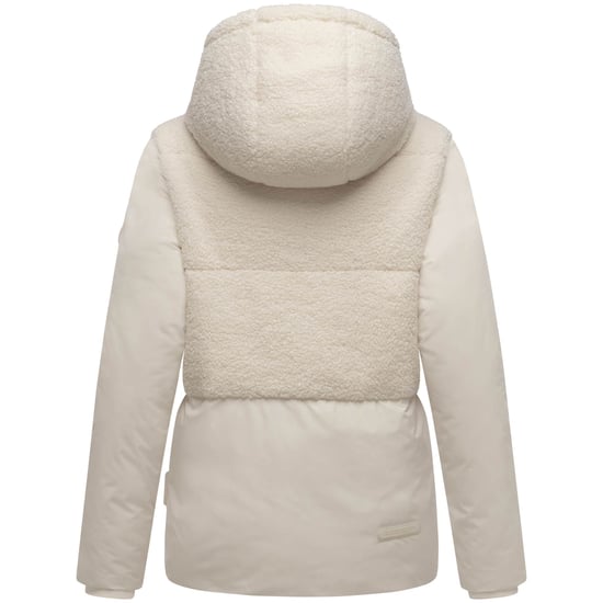 Chaqueta de invierno Marikoo Sheeta para mujer con borreguillo y capucha - Image 3