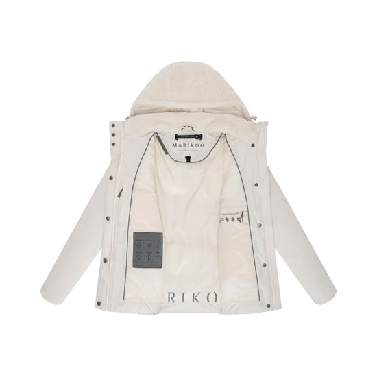 Chaqueta de invierno Marikoo Sheeta para mujer con borreguillo y capucha - Image 4