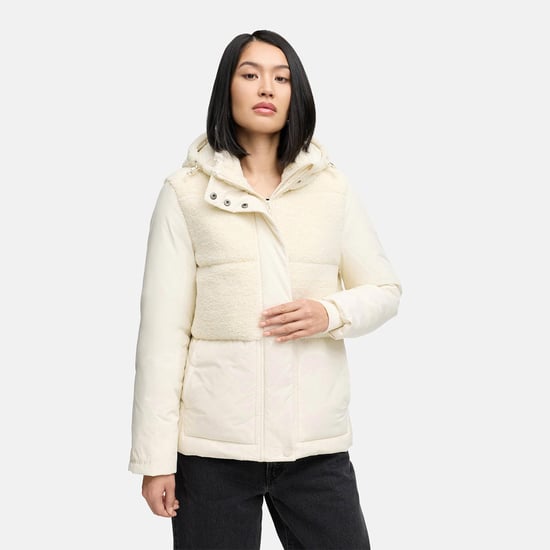 Chaqueta de invierno Marikoo Sheeta para mujer con borreguillo y capucha - Image 5