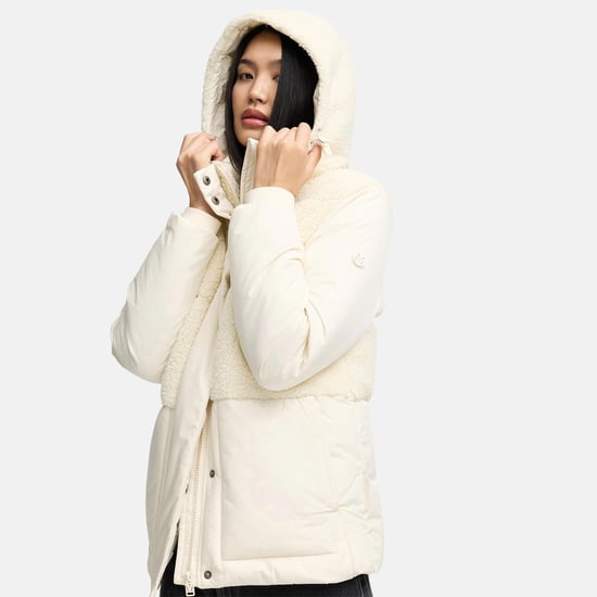 Chaqueta de invierno Marikoo Sheeta para mujer con borreguillo y capucha - Image 6