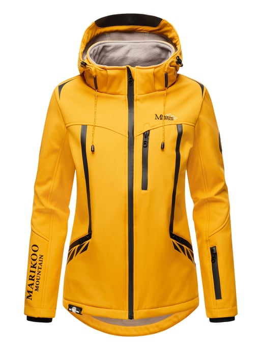 Marikoo chaqueta softshell mujer – Mount-Cho-Oyu con capucha desmontable - Image 2