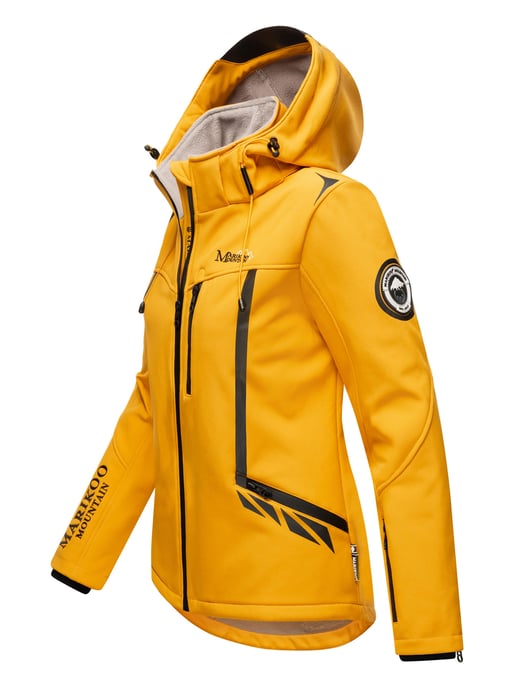 Marikoo chaqueta softshell mujer – Mount-Cho-Oyu con capucha desmontable - Image 3