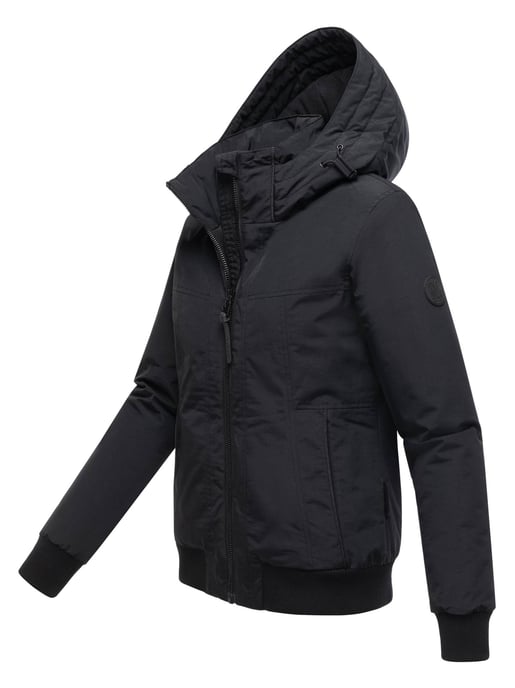 Chaqueta de invierno Marikoo Mooni 16 para mujer estilo bomber con capucha - Image 2