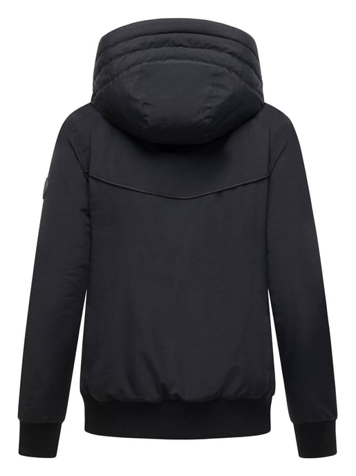 Chaqueta de invierno Marikoo Mooni 16 para mujer estilo bomber con capucha - Image 3