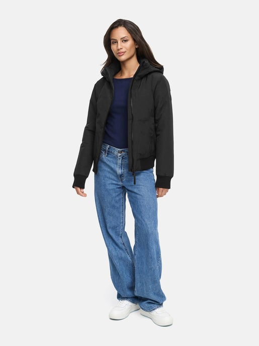 Chaqueta de invierno Marikoo Mooni 16 para mujer estilo bomber con capucha - Image 6