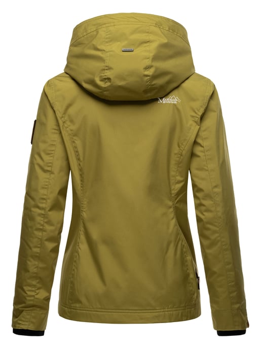 Chaqueta de entretiempo Marikoo Erdbeere para mujer con doble cuello y forro polar - Image 6