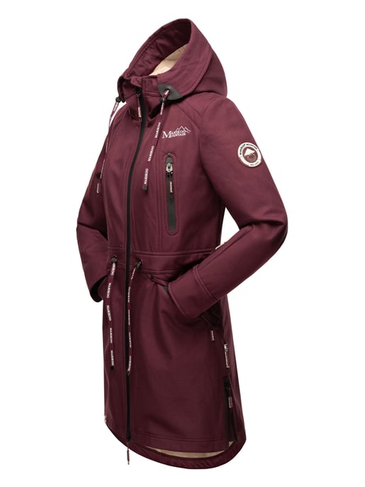 Marikoo chaqueta softshell mujer – Racquellee con capucha y forro polar - Image 5