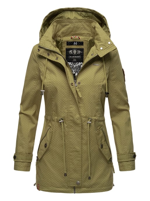 Chaqueta ligera de entretiempo Marikoo para mujer con capucha desmontable - Image 1