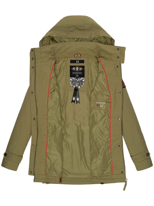Chaqueta ligera de entretiempo Marikoo para mujer con capucha desmontable - Image 6