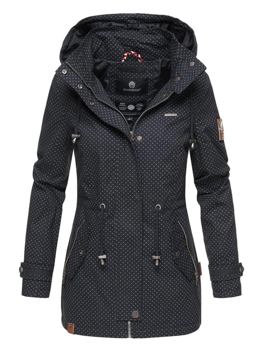 Chaqueta ligera de entretiempo Marikoo para mujer con capucha desmontable - Image 2