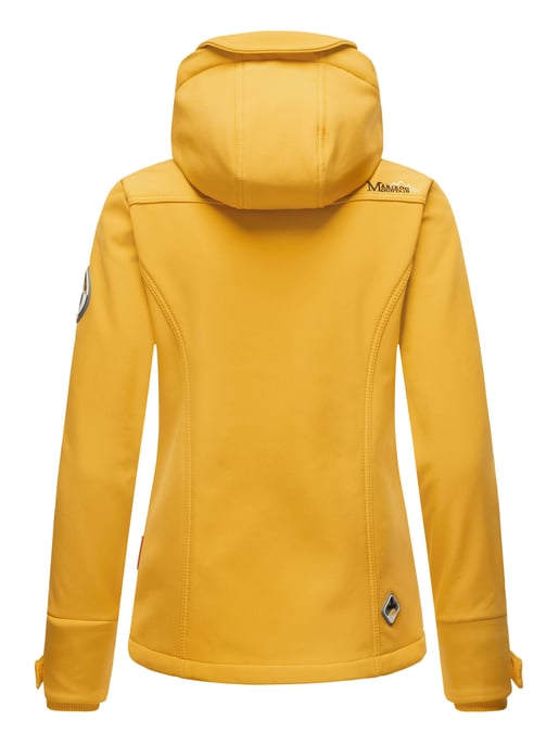 Marikoo chaqueta softshell mujer – Kleine Zicke cálida con capucha y forro polar - Image 5