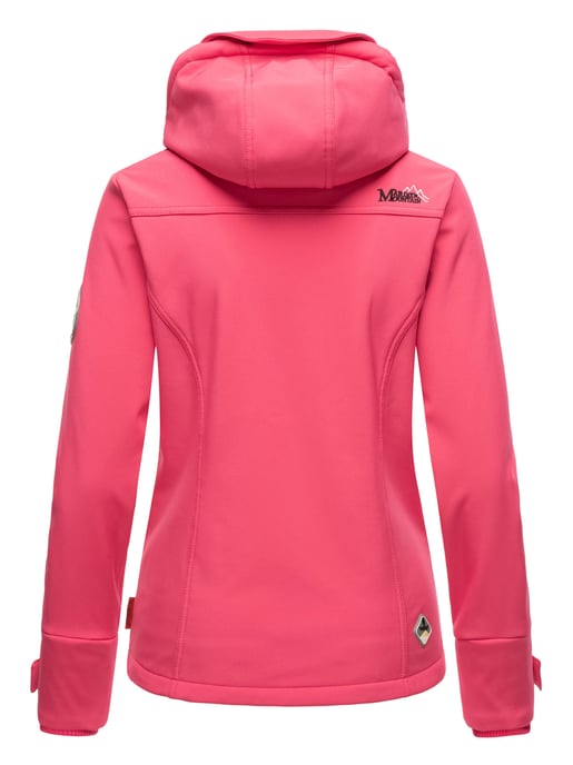 Marikoo chaqueta softshell mujer – Kleine Zicke cálida con capucha y forro polar - Image 4