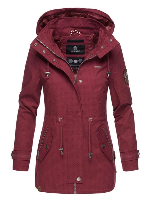 Chaqueta ligera de entretiempo Marikoo para mujer con capucha desmontable - Image 1