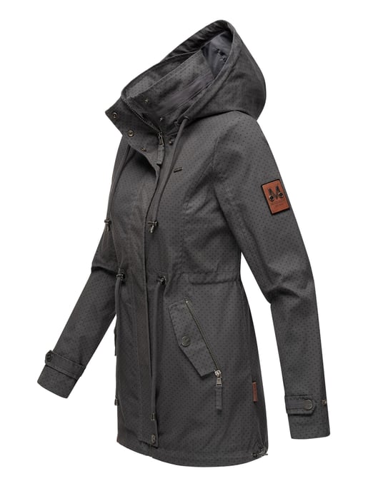 Chaqueta ligera de entretiempo Marikoo para mujer con capucha desmontable - Image 3