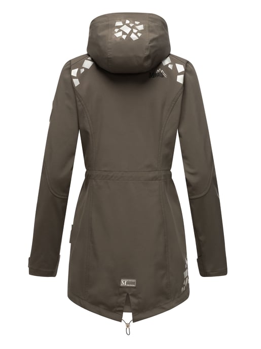 Marikoo chaqueta softshell mujer – Ulissaa con capucha y detalles reflectantes - Image 5