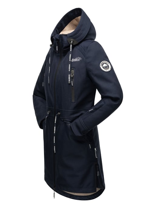 Marikoo chaqueta softshell mujer – Racquellee con capucha y forro polar - Image 5