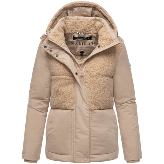 Chaqueta de invierno Marikoo Sheeta para mujer con borreguillo y capucha - Image 1