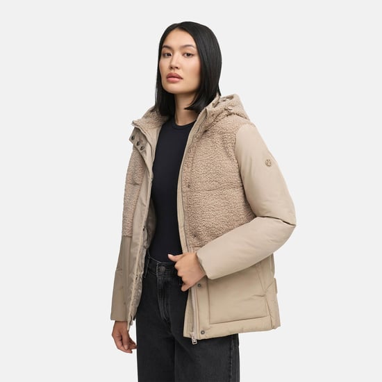 Chaqueta de invierno Marikoo Sheeta para mujer con borreguillo y capucha - Image 6