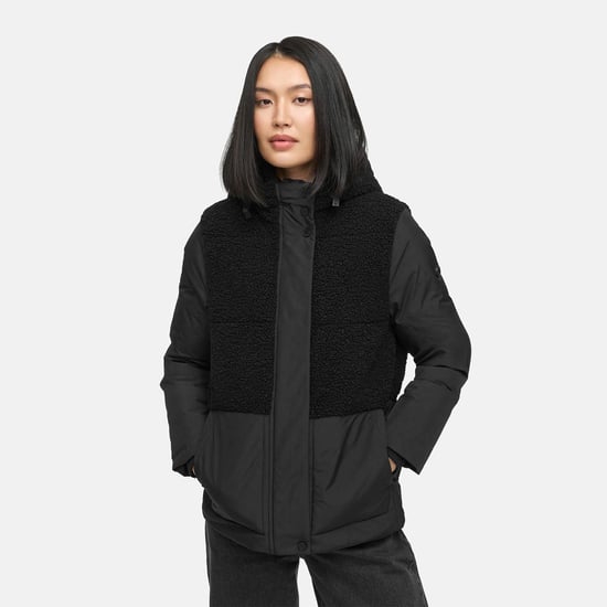 Chaqueta de invierno Marikoo Sheeta para mujer con borreguillo y capucha - Image 5