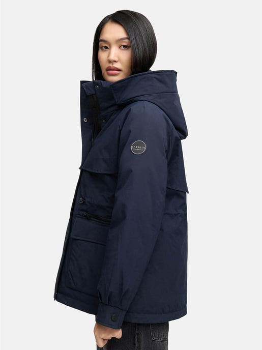 Chaqueta de invierno Marikoo Shigaraa para mujer con capucha desmontable y bolsillos magnéticos - Image 6