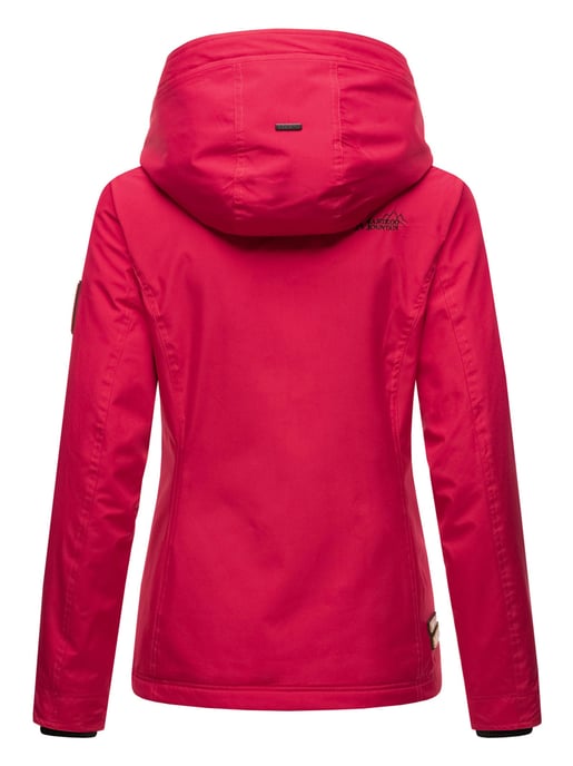 Chaqueta de entretiempo Marikoo Erdbeere para mujer con doble cuello y forro polar - Image 5