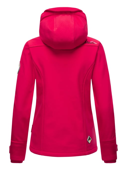 Marikoo chaqueta softshell mujer – Kleine Zicke cálida con capucha y forro polar - Image 5