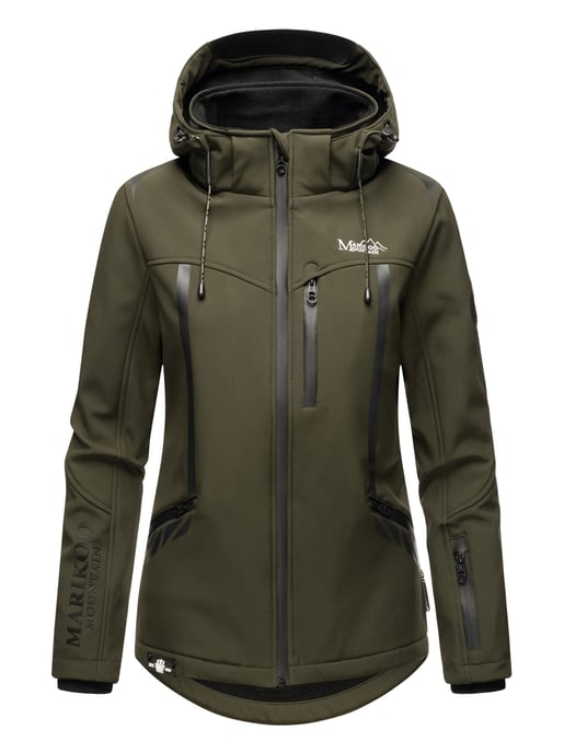Marikoo chaqueta softshell mujer – Mount-Cho-Oyu con capucha desmontable - Image 2