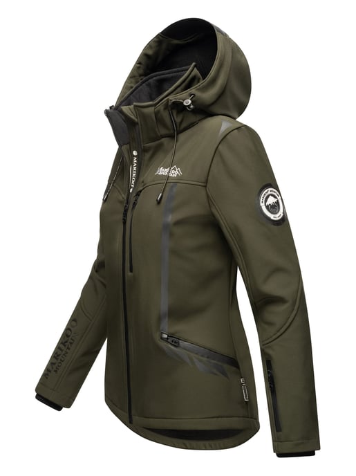 Marikoo chaqueta softshell mujer – Mount-Cho-Oyu con capucha desmontable - Image 3