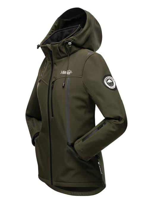 Marikoo chaqueta softshell mujer – Mount-Cho-Oyu con capucha desmontable - Image 4