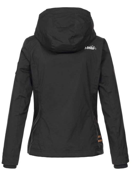 Chaqueta de entretiempo Marikoo Erdbeere para mujer con doble cuello y forro polar - Image 3