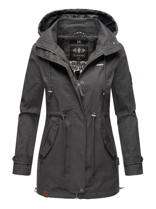 Chaqueta ligera de entretiempo Marikoo para mujer con capucha desmontable - Image 1