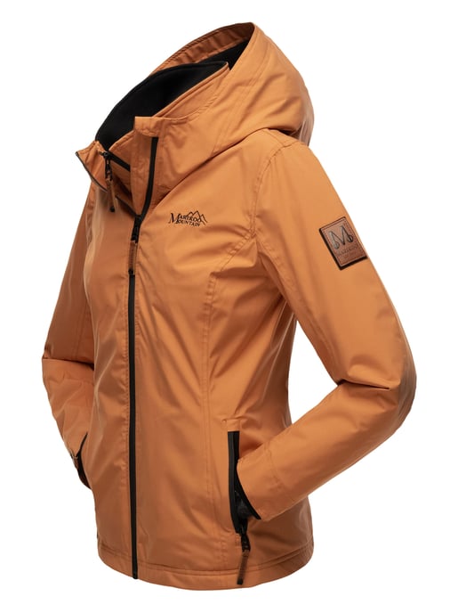 Chaqueta de entretiempo Marikoo Erdbeere para mujer con doble cuello y forro polar - Image 5